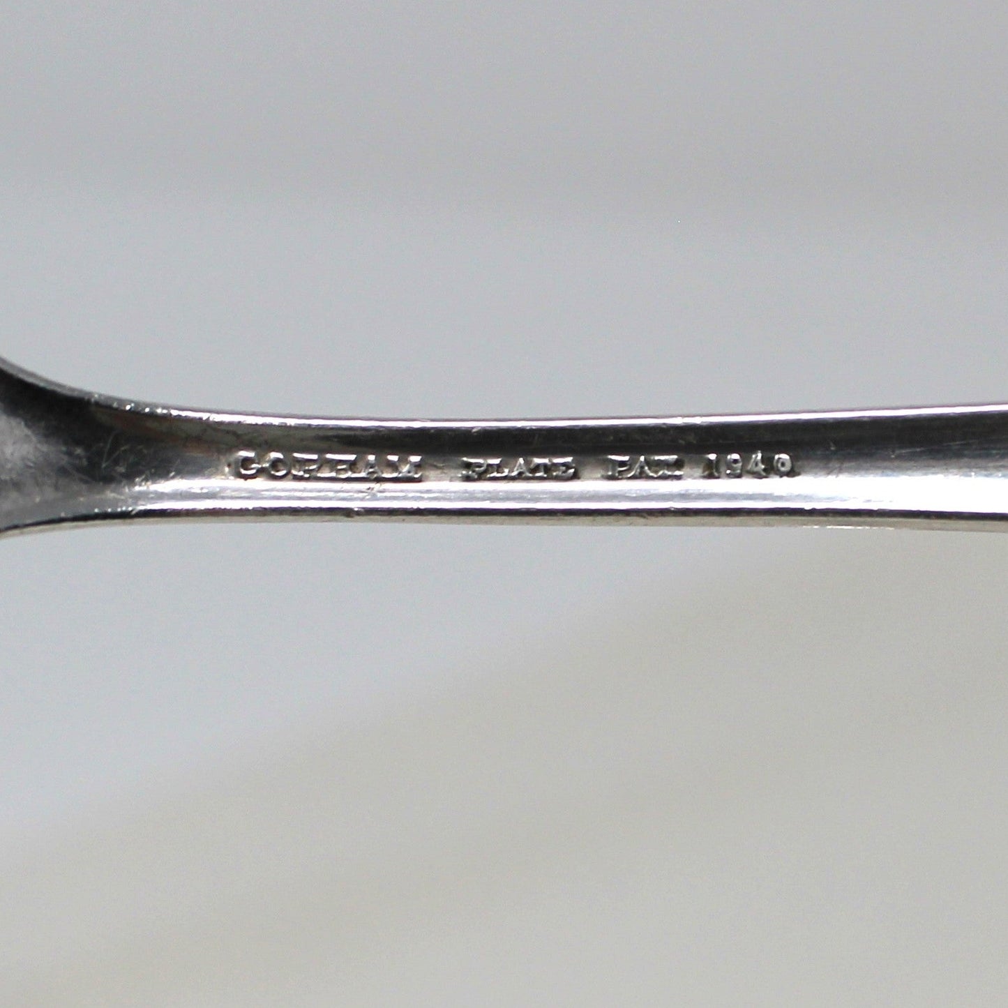 Teaspoons, Gorham, Invitation Pattern, Plate Pat. 1940, Set of 4, Silverplate, Vintage