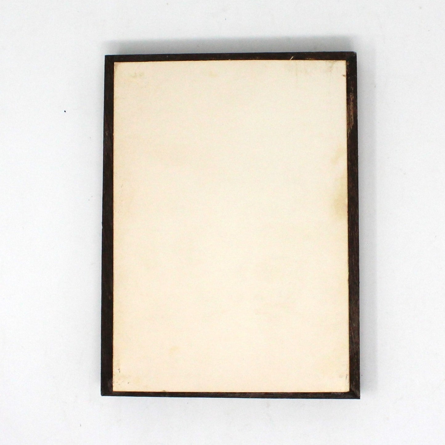 Silhouette, Victorian Street Scene, Reverse Painted Glass, Framed, Vintage