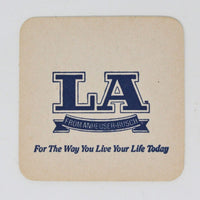 Coasters, LA Beer by Anheuser Busch, Set of 6, Vintage NOS, 1980's