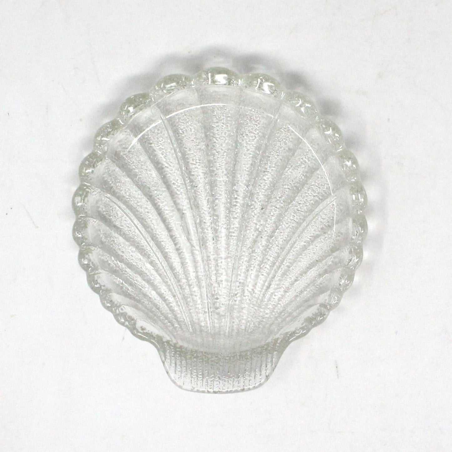 Coasters, Anchor Hocking, Shell Shaped Glass Coasters, Set of 6, Vintage