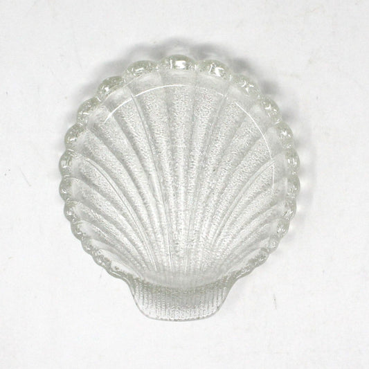 Coasters, Anchor Hocking, Shell Shaped Glass Coasters, Set of 6, Vintage