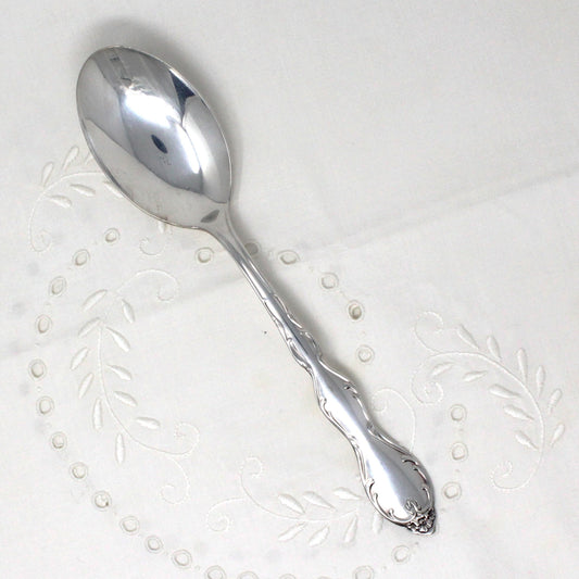 Serving Spoon, Wm Rogers, Silverplate, Camelot, Vintage 1964