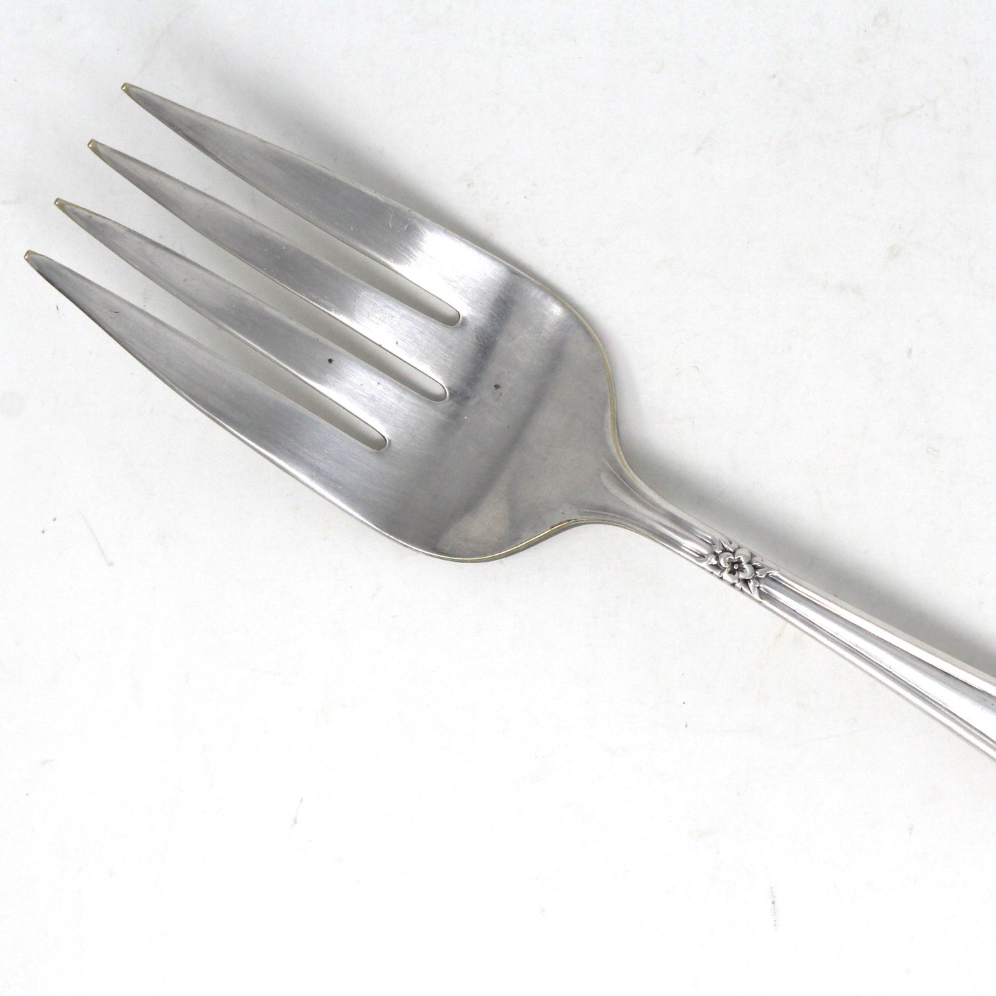 Serving / Meat Fork, Rogers & Bro, Silverplate, Royal Manor, Vintage 1956
