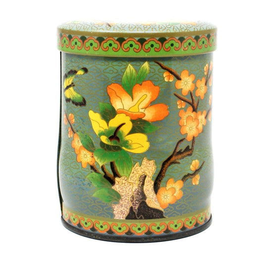 Tins, Gift Tin / Candy Tin, Daher, Asian Florals & Butterflies, Vintage England