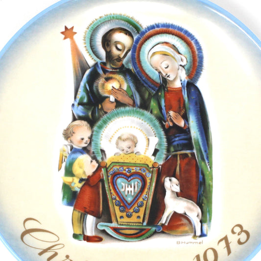 Decorative Plate, Schmid Brothers, Christmas Plate Hummel 1973, Collector Series, Vintage