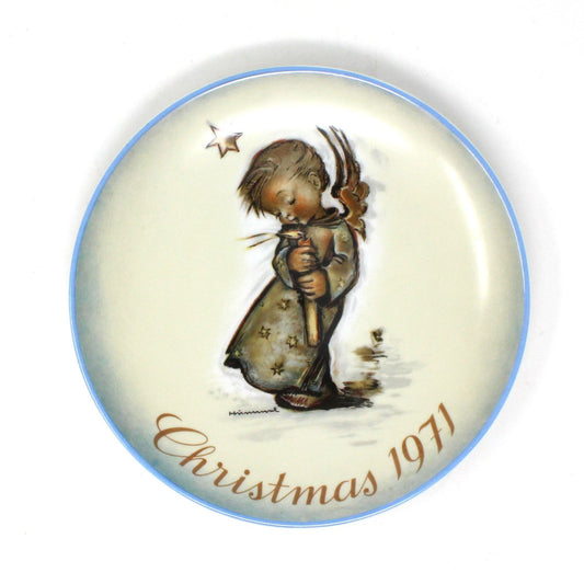 Decorative Plate, Schmid Brothers, Christmas Plate Hummel 1971, Collector Series, in Box, Vintage
