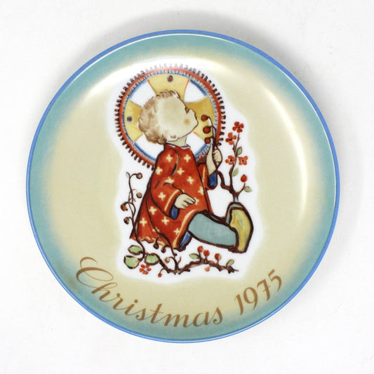 Decorative Plate, Schmid Brothers, Christmas Plate Hummel 1975, Collector Series, in Box, Vintage