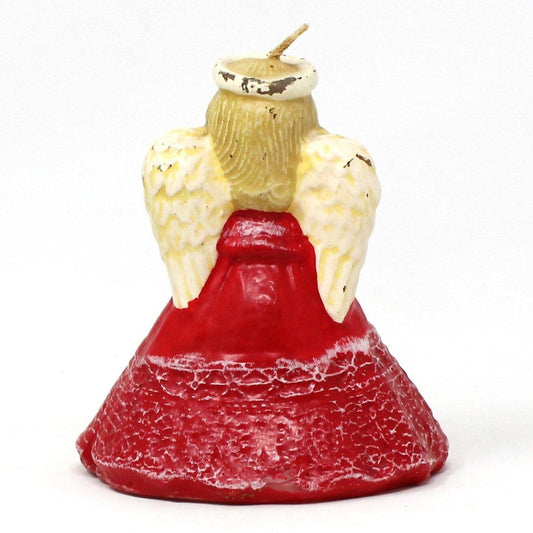Candle, Angel Figural Novelty Christmas Candle Vintage