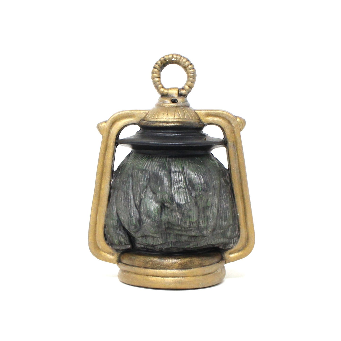 Candle Holder, Witch Face Lantern, Hand Painted Ceramic, Halloween Decor, Votive Holder
