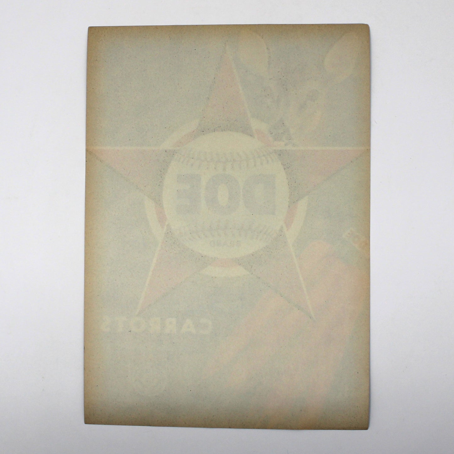 Crate Label: Doe Brand, Big League Carrots, Joe D. Maggio Inc., Holtville California, 1940s