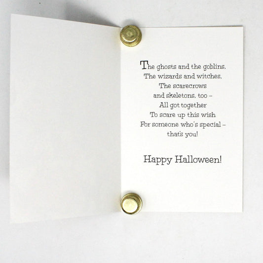 Greeting Card / Halloween Card, Bears in Costume Trick or Treating, Hi, It's Halloween!, Carlton Cards