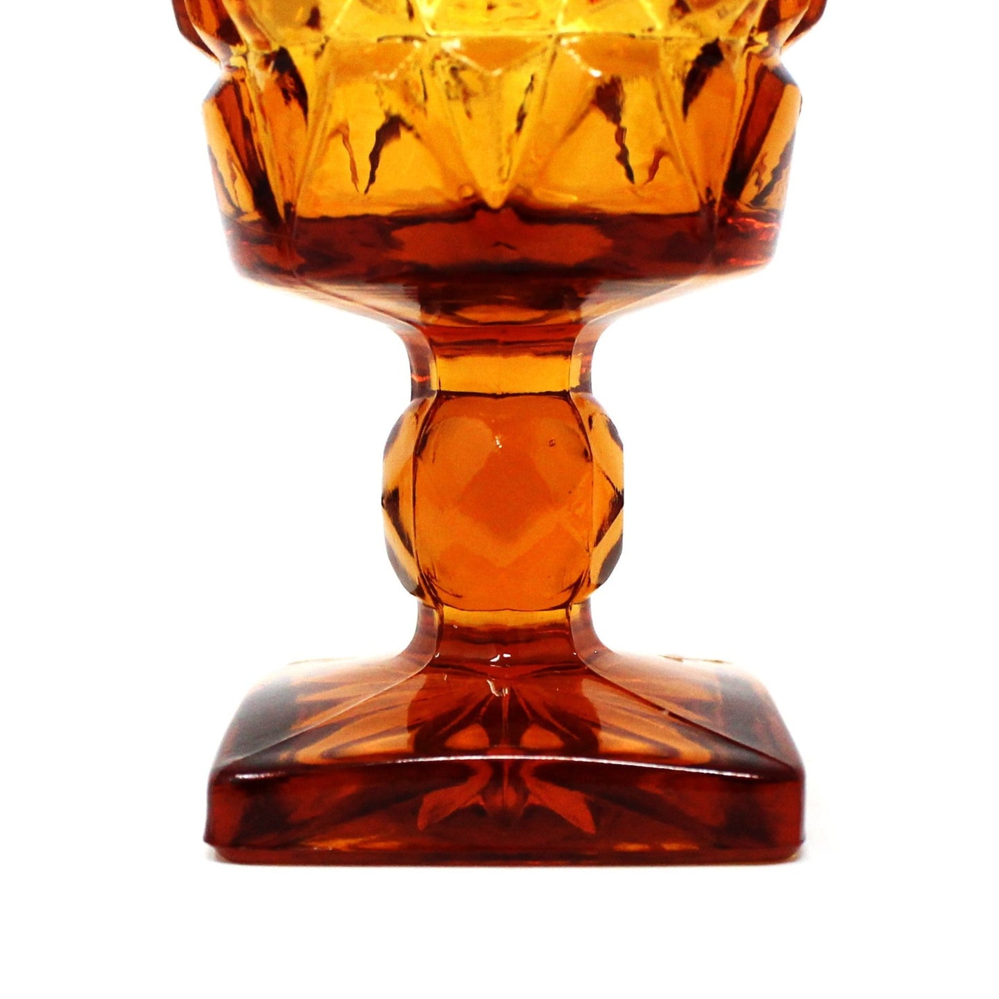 Wine Glasses, Colony Glass, Amber Park Lane, Set of 7, Vintage, SOLD