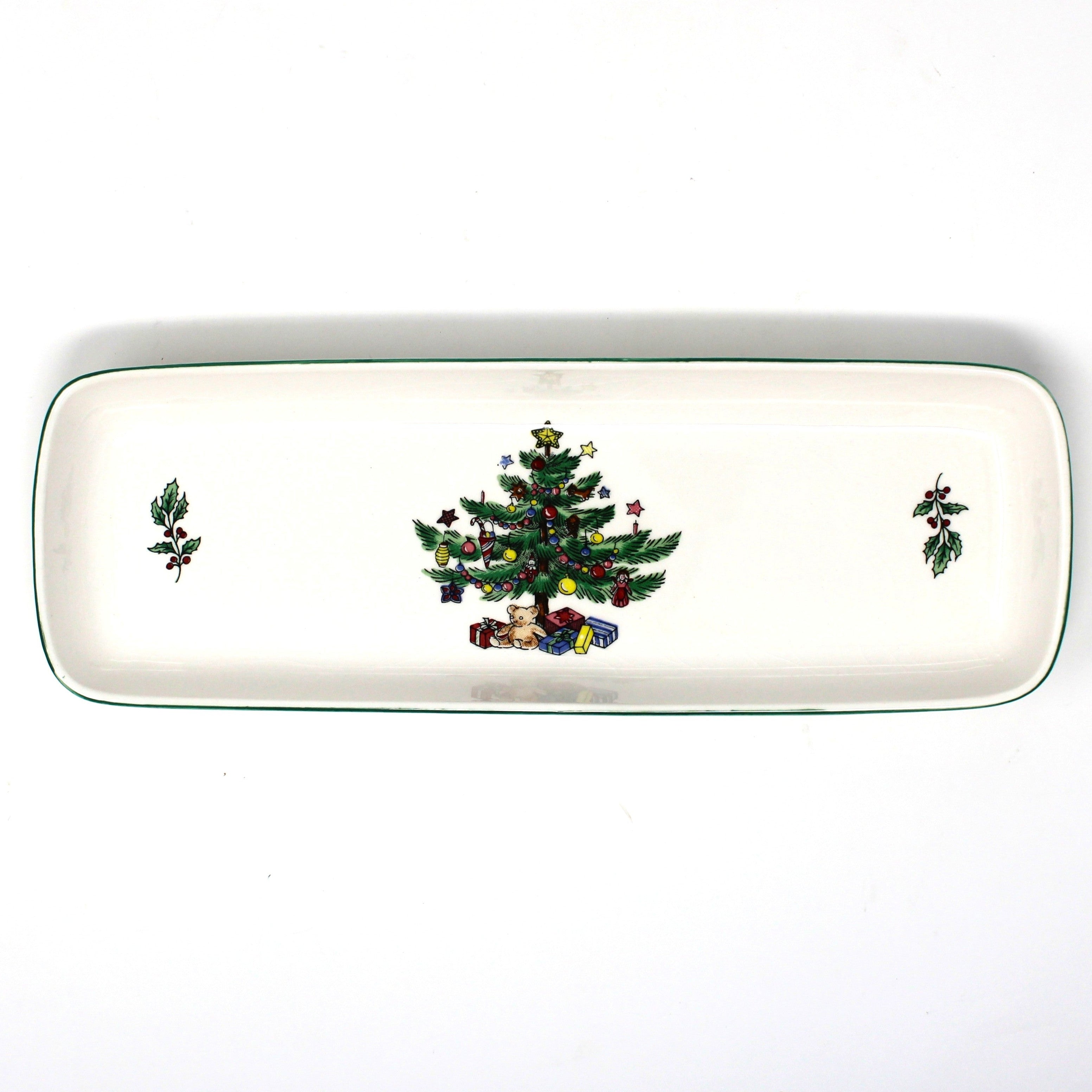Vintage 1980s Nikko Happy Holidays Ironstone Mint Tray – Antigo Trunk