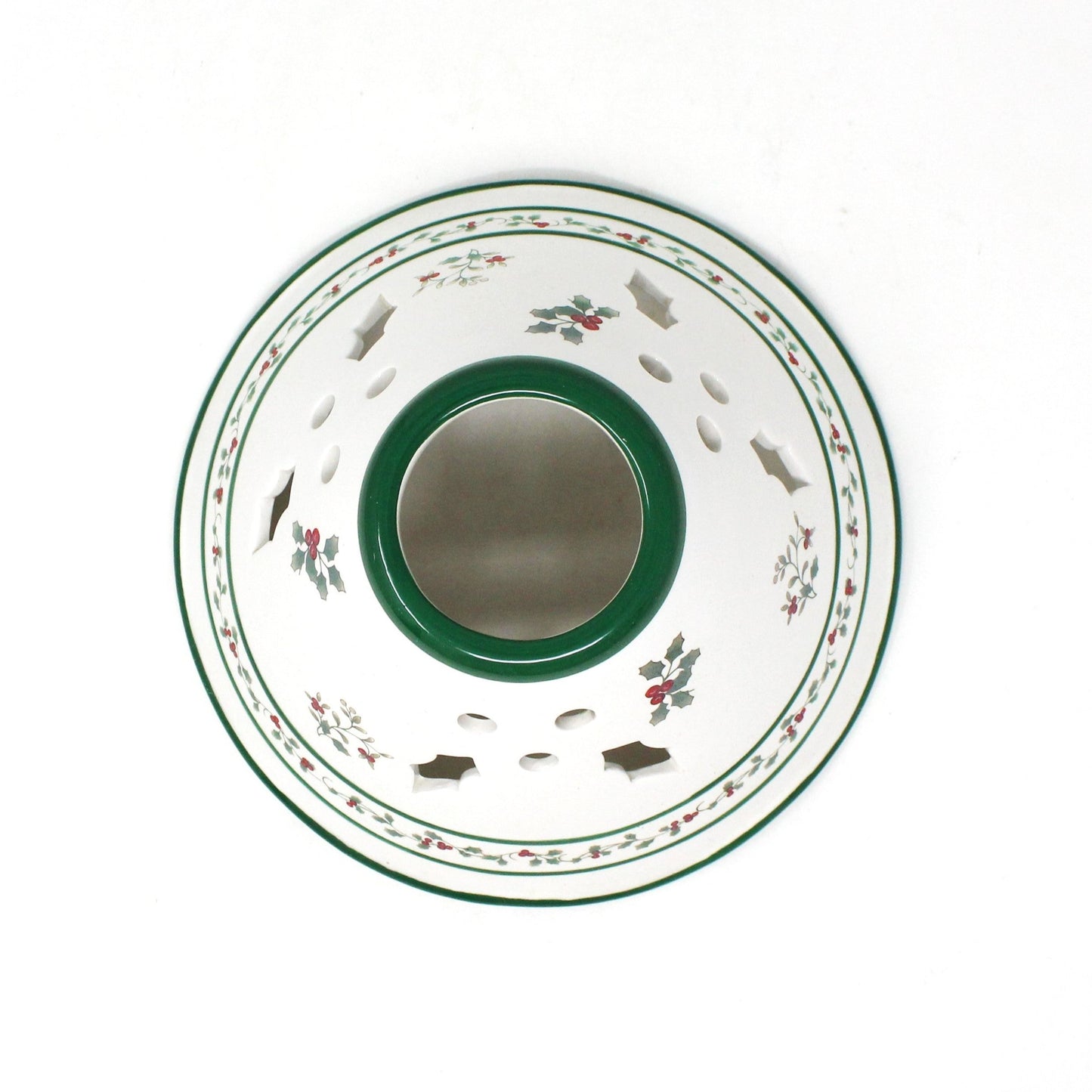 Candle Lamp, Shade / Jar, Pfaltzgraff, Winterberry Votive Lamp, Christmas Holiday