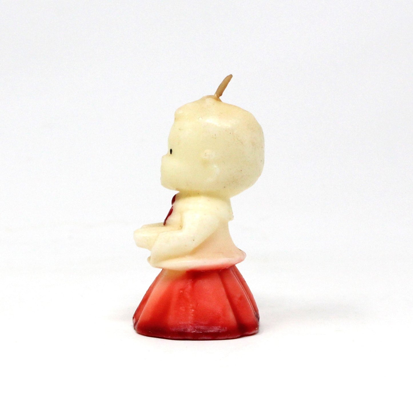 Candle, Gurley Novelty, Figural Christmas Choir Singer Caroler Boy, Vintage Collectibles