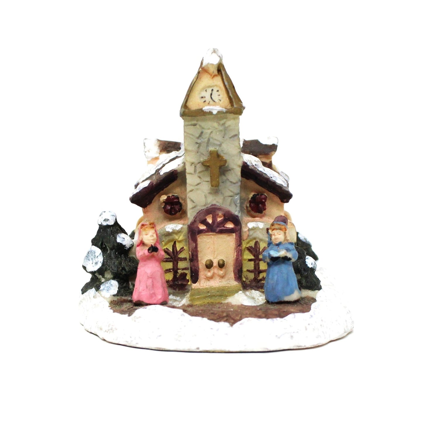 Christmas Village Collection, Church, Inn & Convent, World Bazaar Set of 3 Holiday Houses, In Box, Vintage