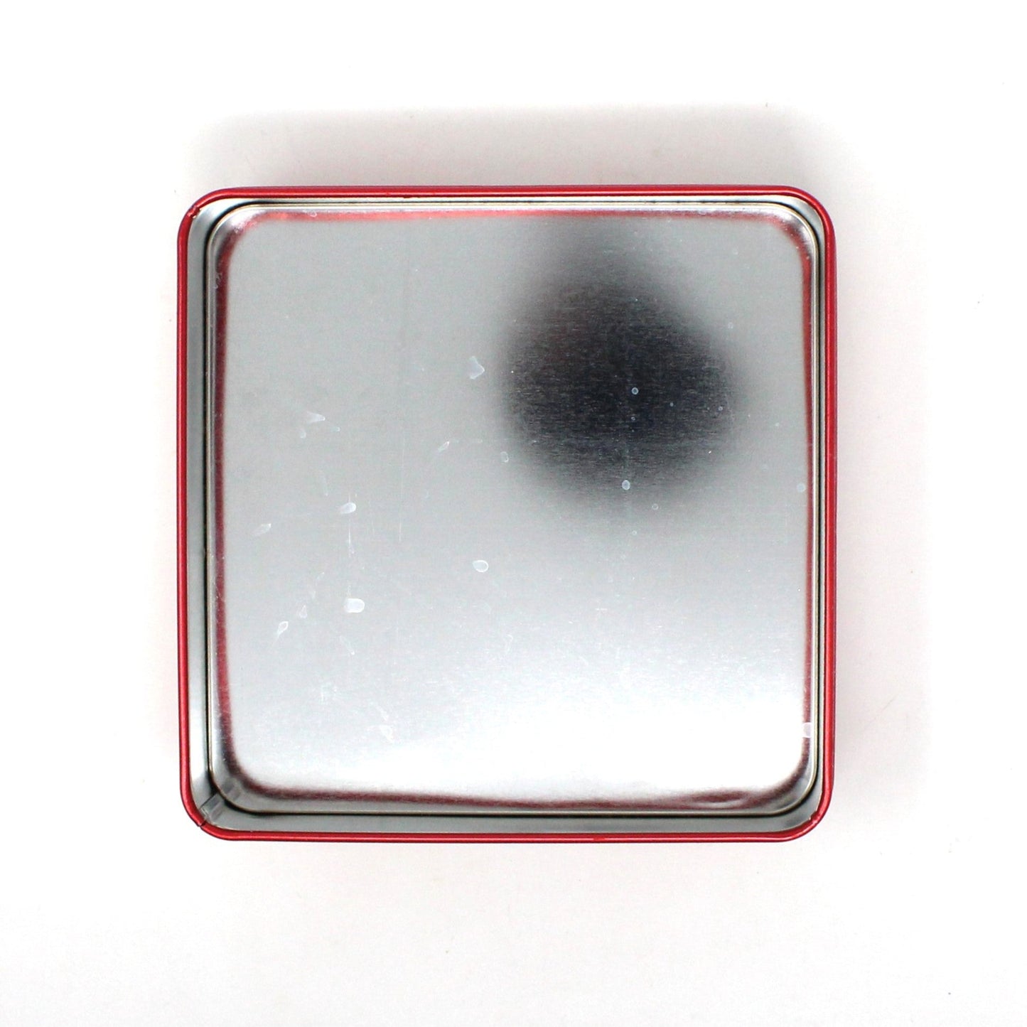 Tins, Gift Tin / Cookie Tin, Swiss Colony Christmas Chris Mouse Red Collectible Tin