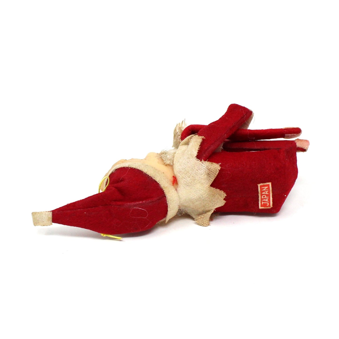 Ornaments, Knee Hugger / Pixie Elf Santa, Christmas Collectible, RARE Vintage