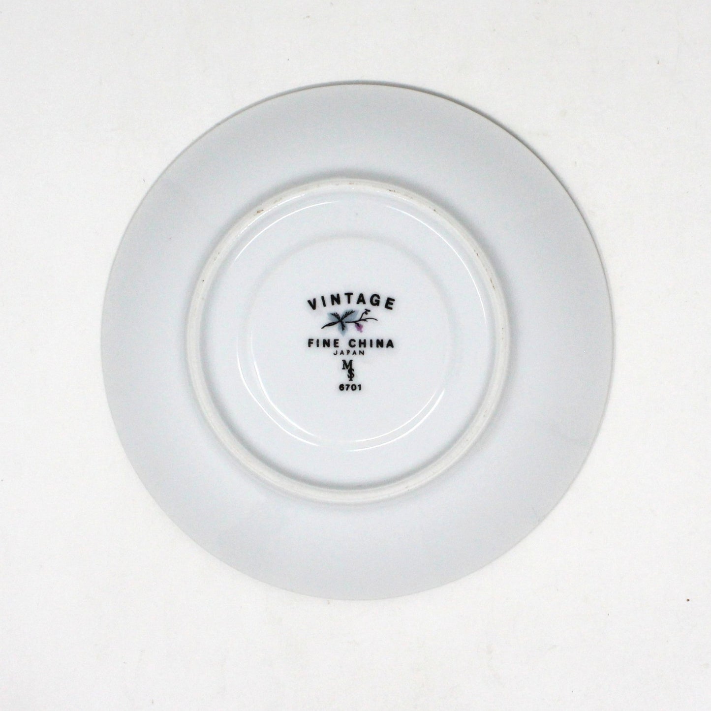 Saucers, Fine China of Japan, Vintage 6701, Grapevine, Vintage