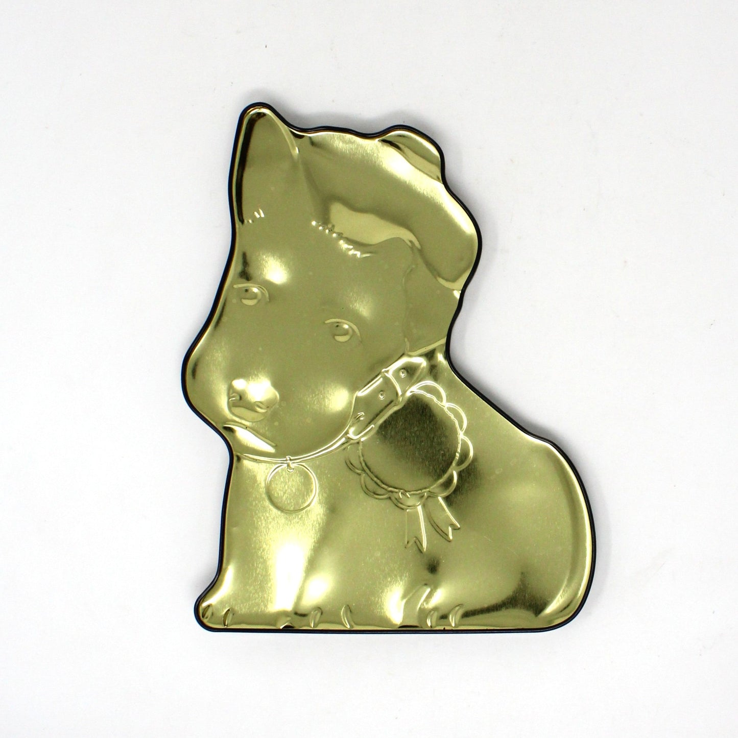 Tins, Gift Tin / Cookie Tin, Walkers, Scottie Dog Shaped Tin, Black Dog, Empty