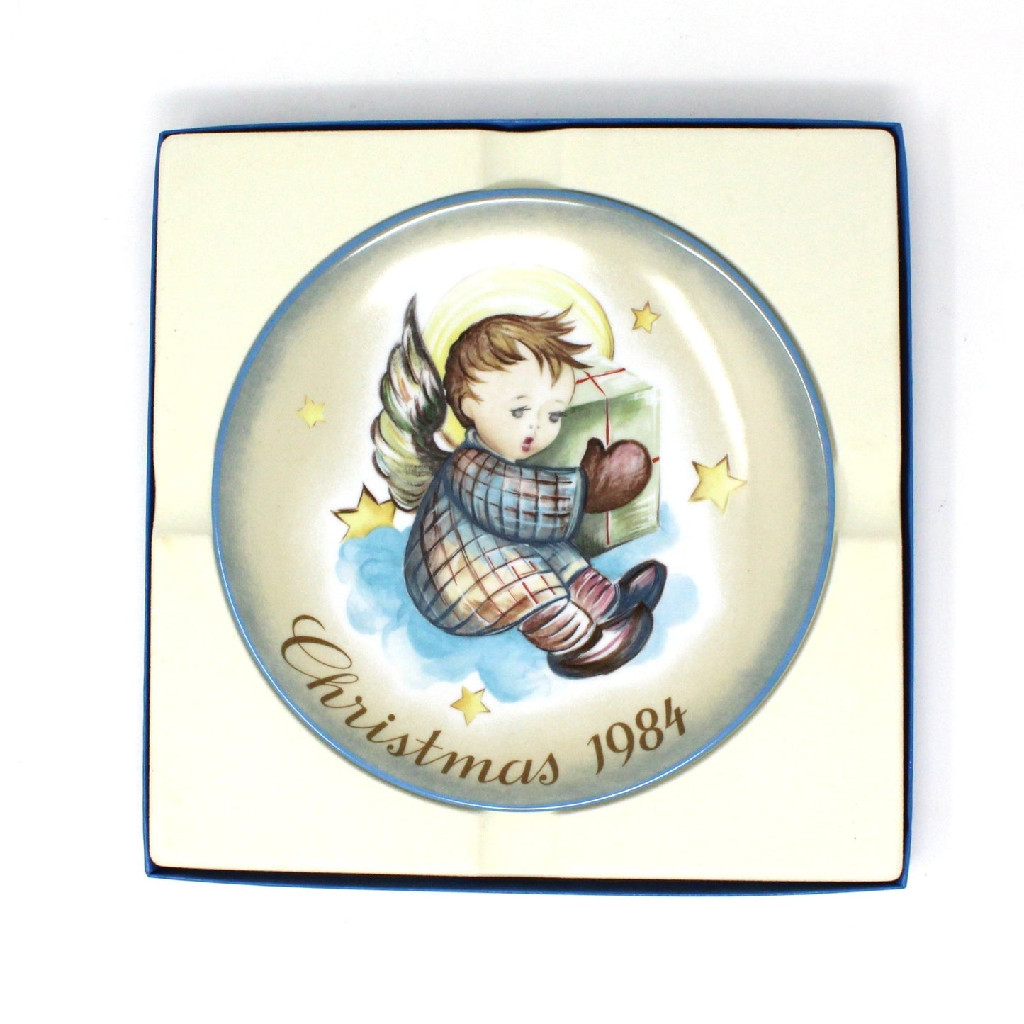 Decorative Plate, Schmid Brothers, Christmas Plate Hummel 1984, A Gift from Heaven, In Box, Vintage
