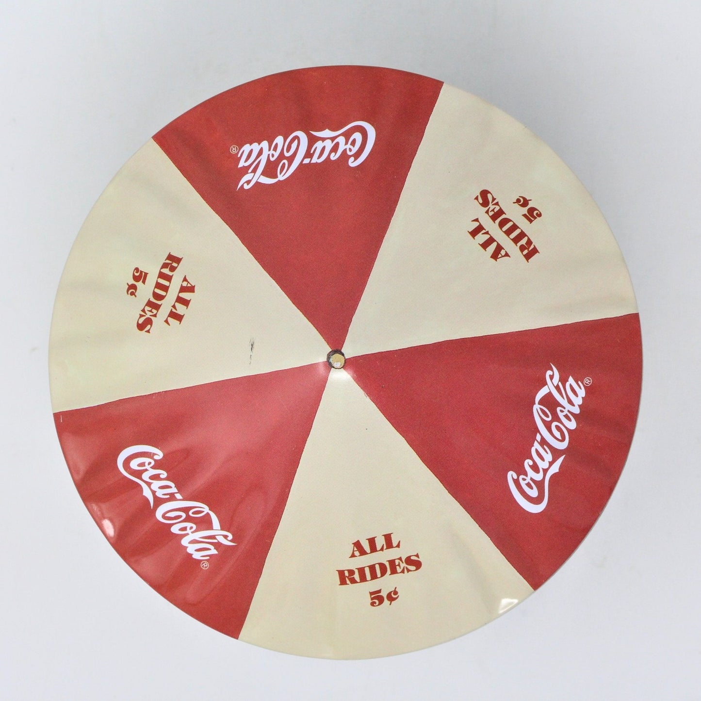 Tins, Gift Tin / Cookie Tin, Coca Cola Carousel / Merry Go Round, Tin, Collectible 1997, SOLD
