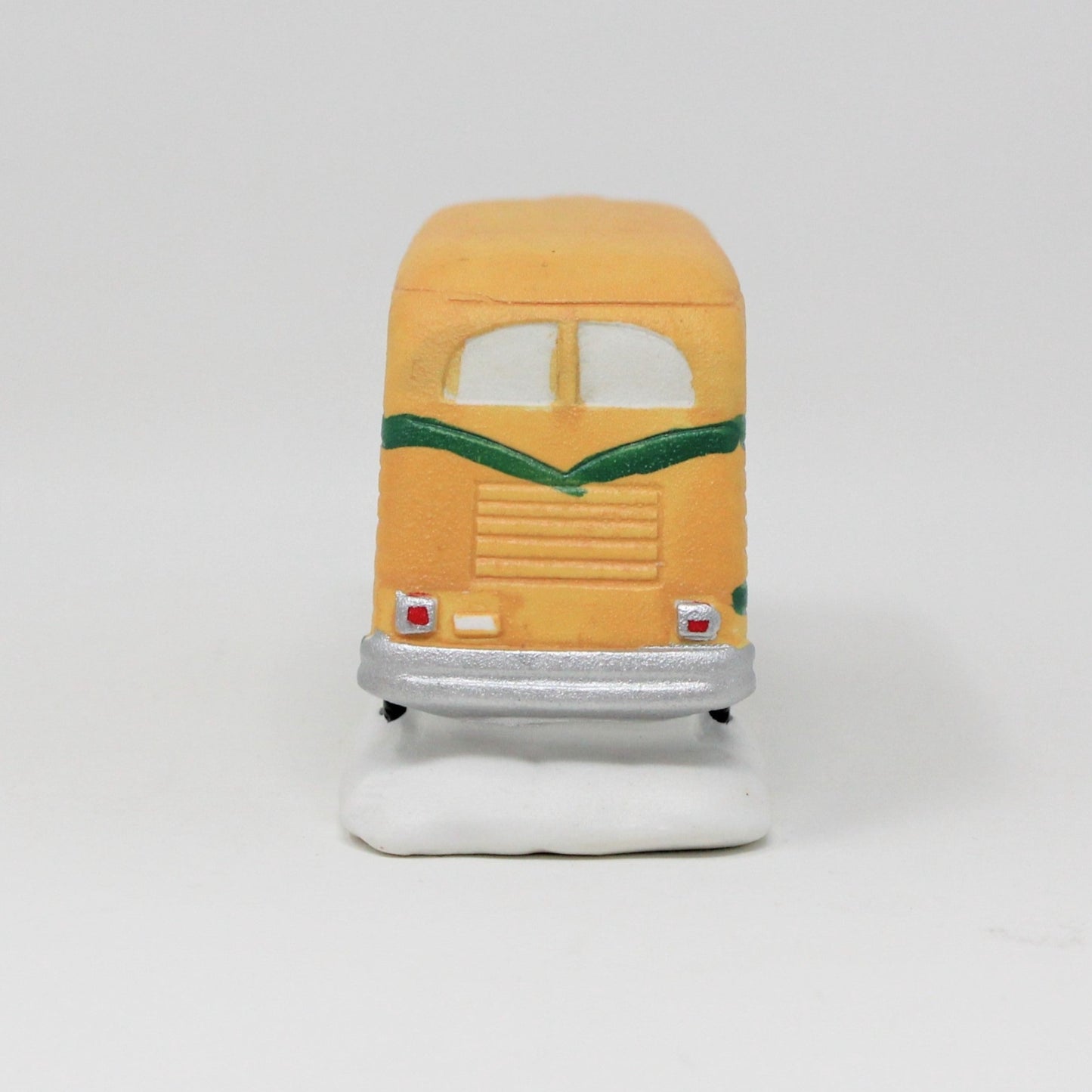 Christmas Village, It's a Wonderful Life, Bedford Falls Yellow Bus 1995, SOLD