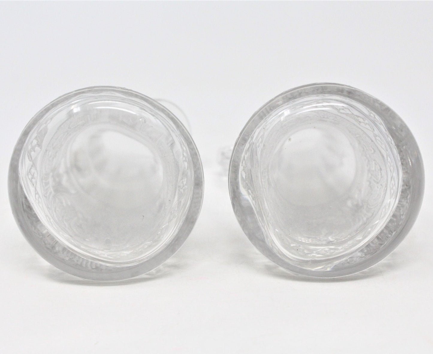 Cruets, Duncan Miller, Sandwich Clear, Set of 2, Vintage
