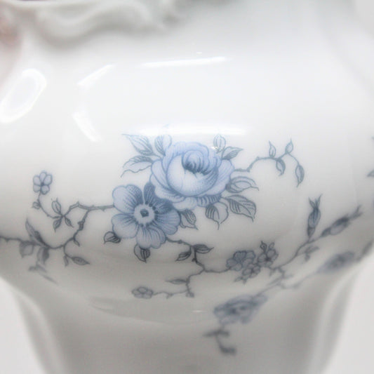 Creamer & Sugar with Lid, Johann Haviland, Blue Garland, Bavaria Vintage