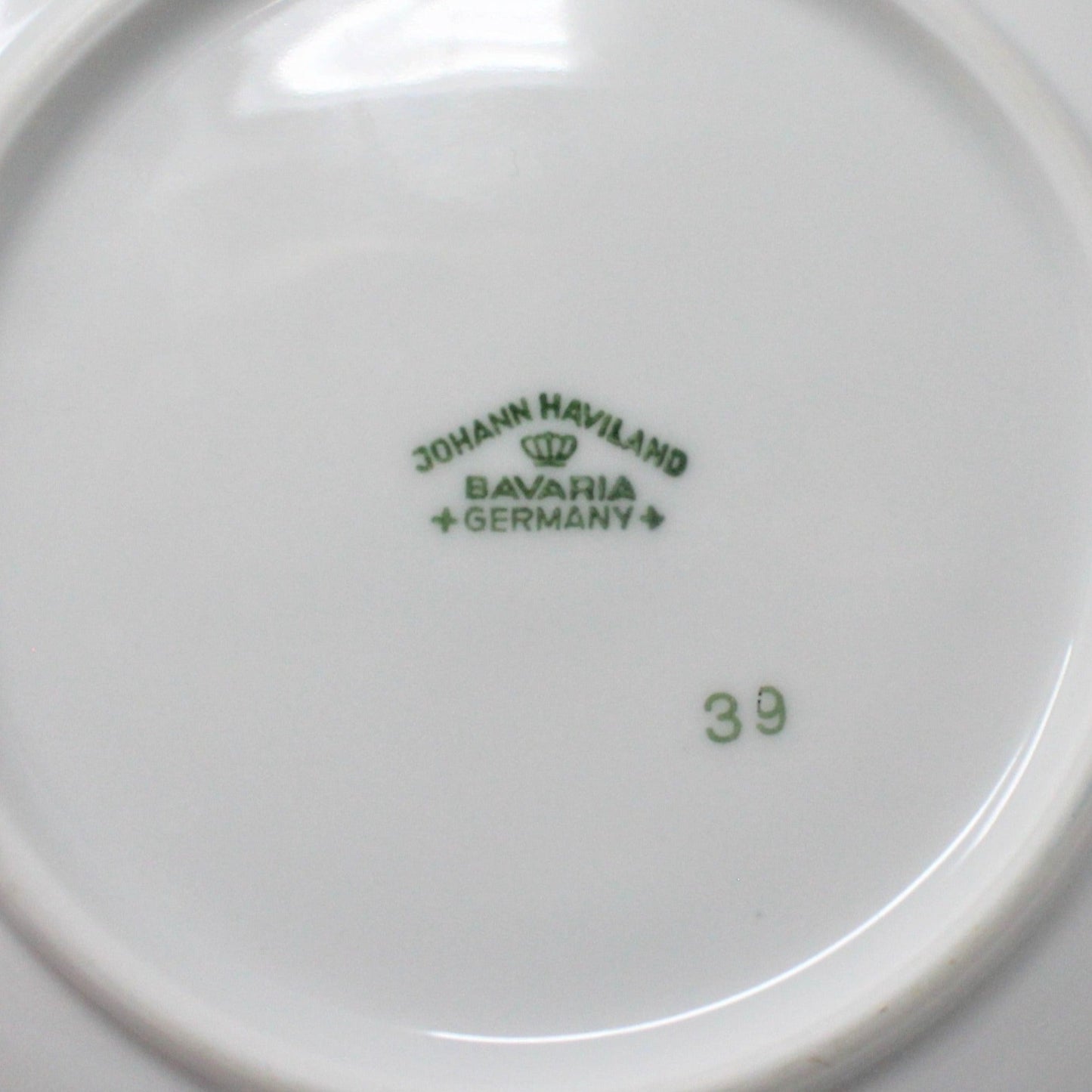 Teacup and Saucer, Johann Haviland, Blue Garland, Bavaria, Vintage, Set of 5, SOLD