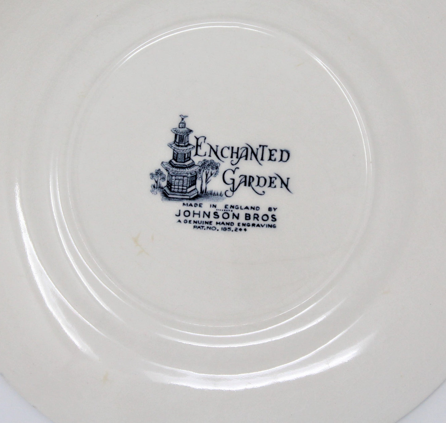 Bread & Butter Plates, Johnson Bros, Enchanted Garden, Vintage England, Set of 6