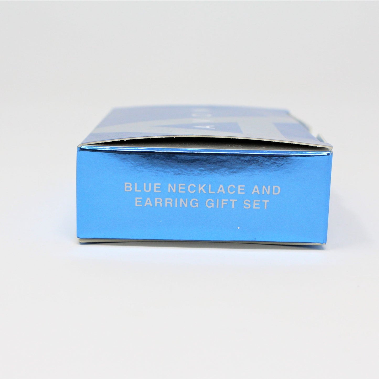 Necklace & Earrings Set, Avon, Blue Stones Flowers & Teardrops, Silver Tone, 2007, SOLD