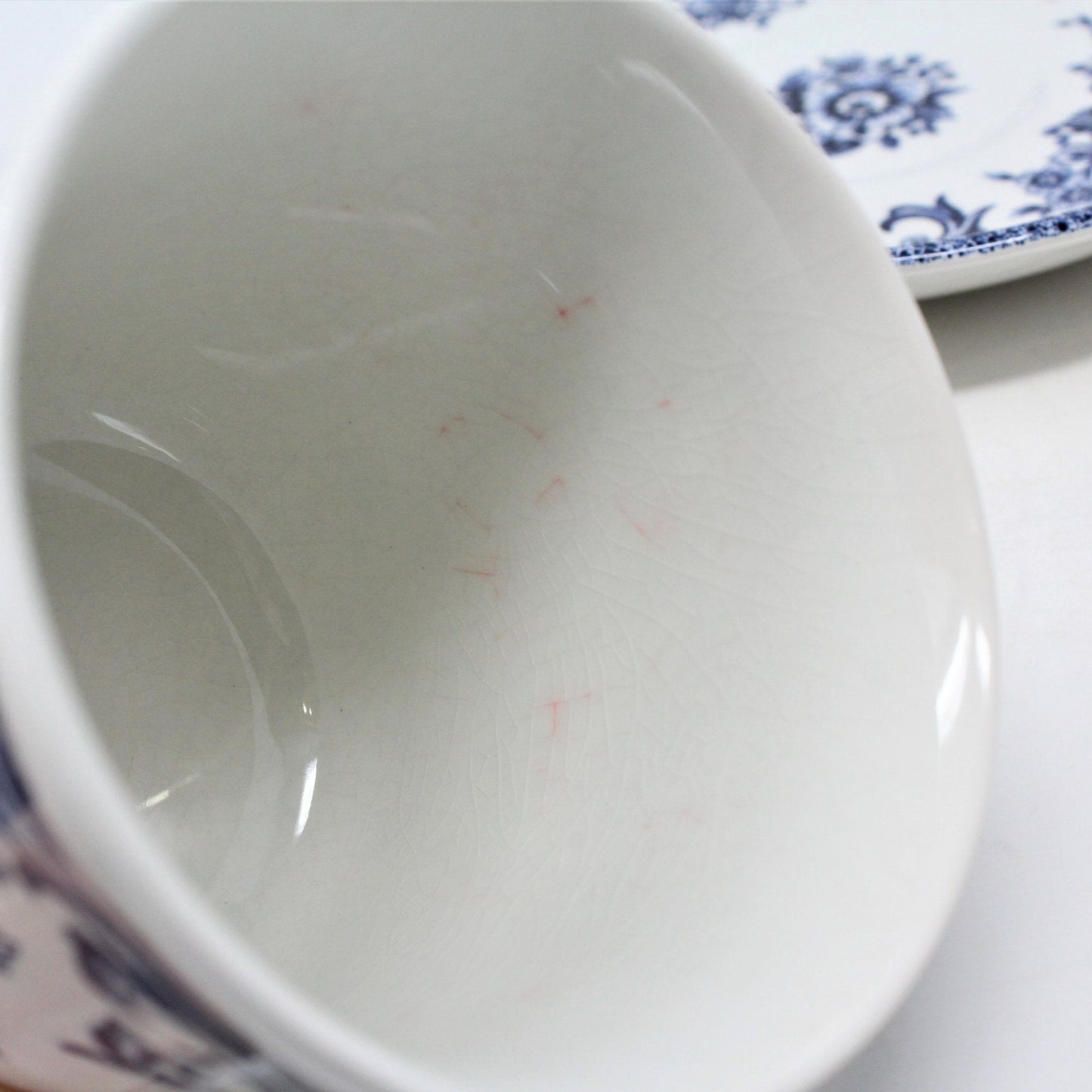 Coffee Cup and Saucer, J&G Meakin, Avondale Blue, Ironstone, Set of 2, Vintage