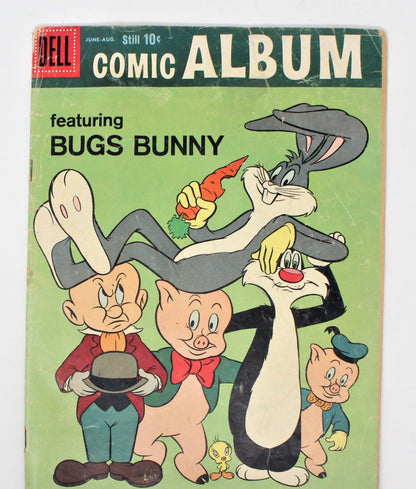 Comic Book, Dell, Bugs Bunny Comic Album #10, Vintage 1960