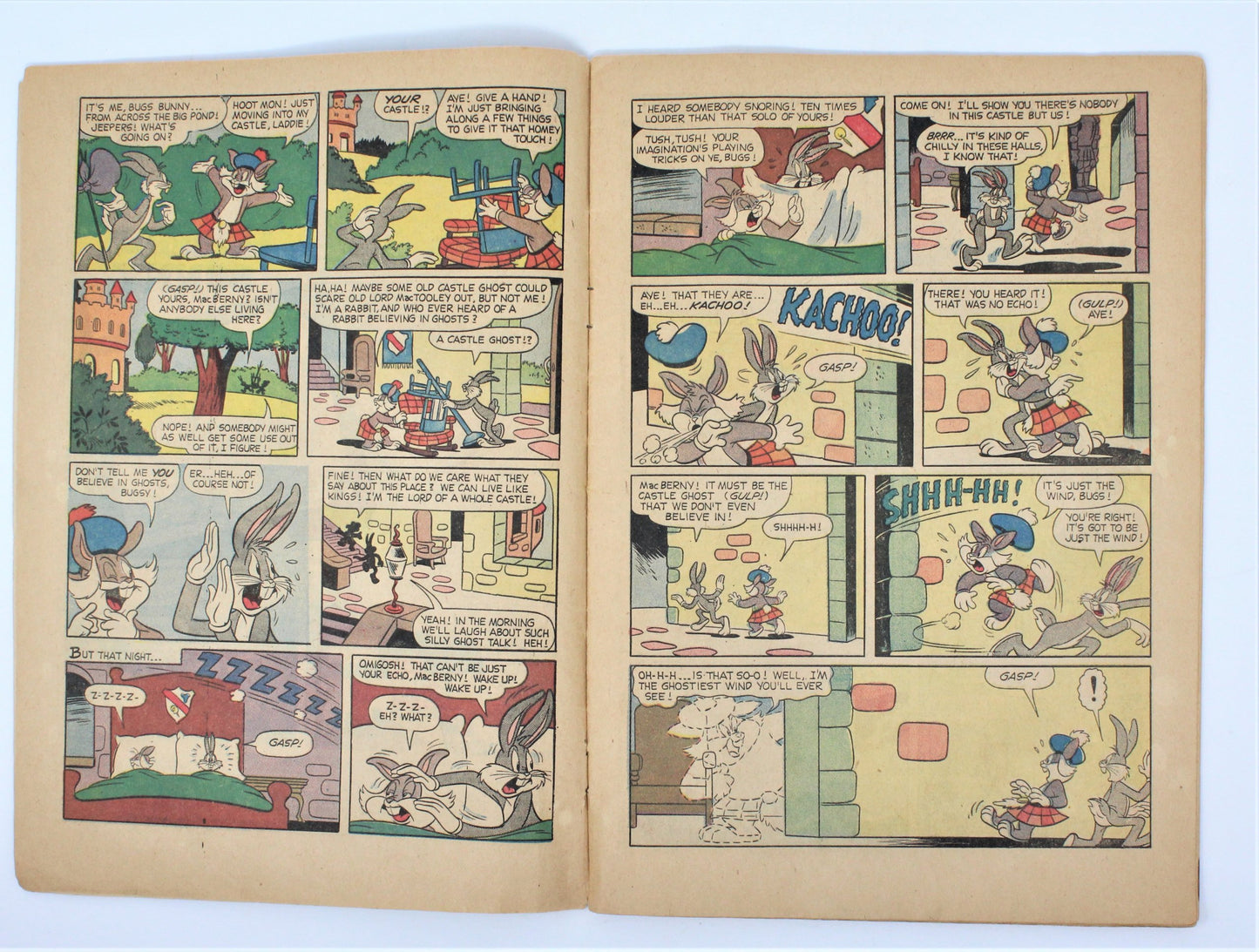 Comic Book, Dell, Bugs Bunny Comic Album #10, Vintage 1960