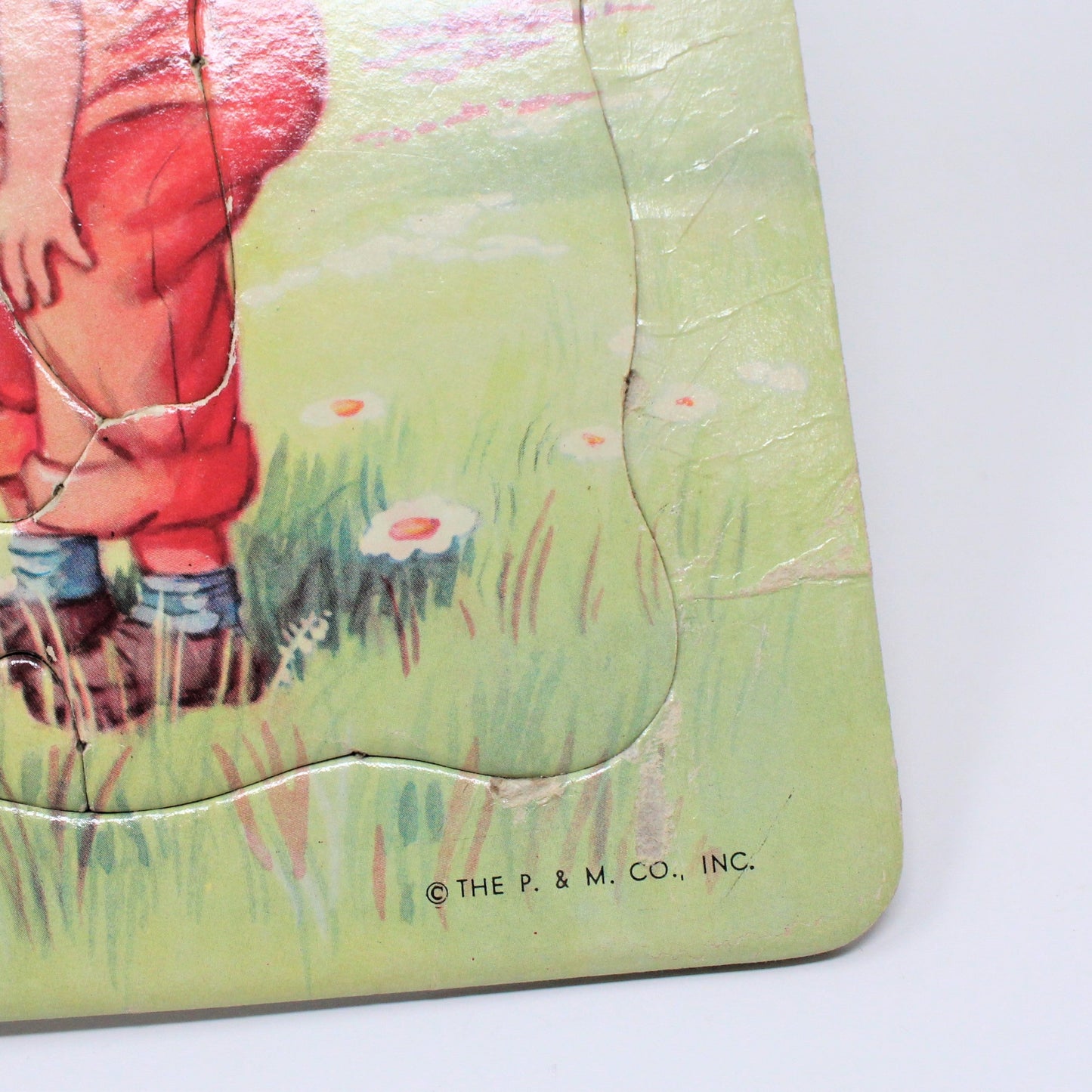 Puzzle, P & M Co, Nursery Rhyme, Baa Baa Black Sheep, Vintage 1940's