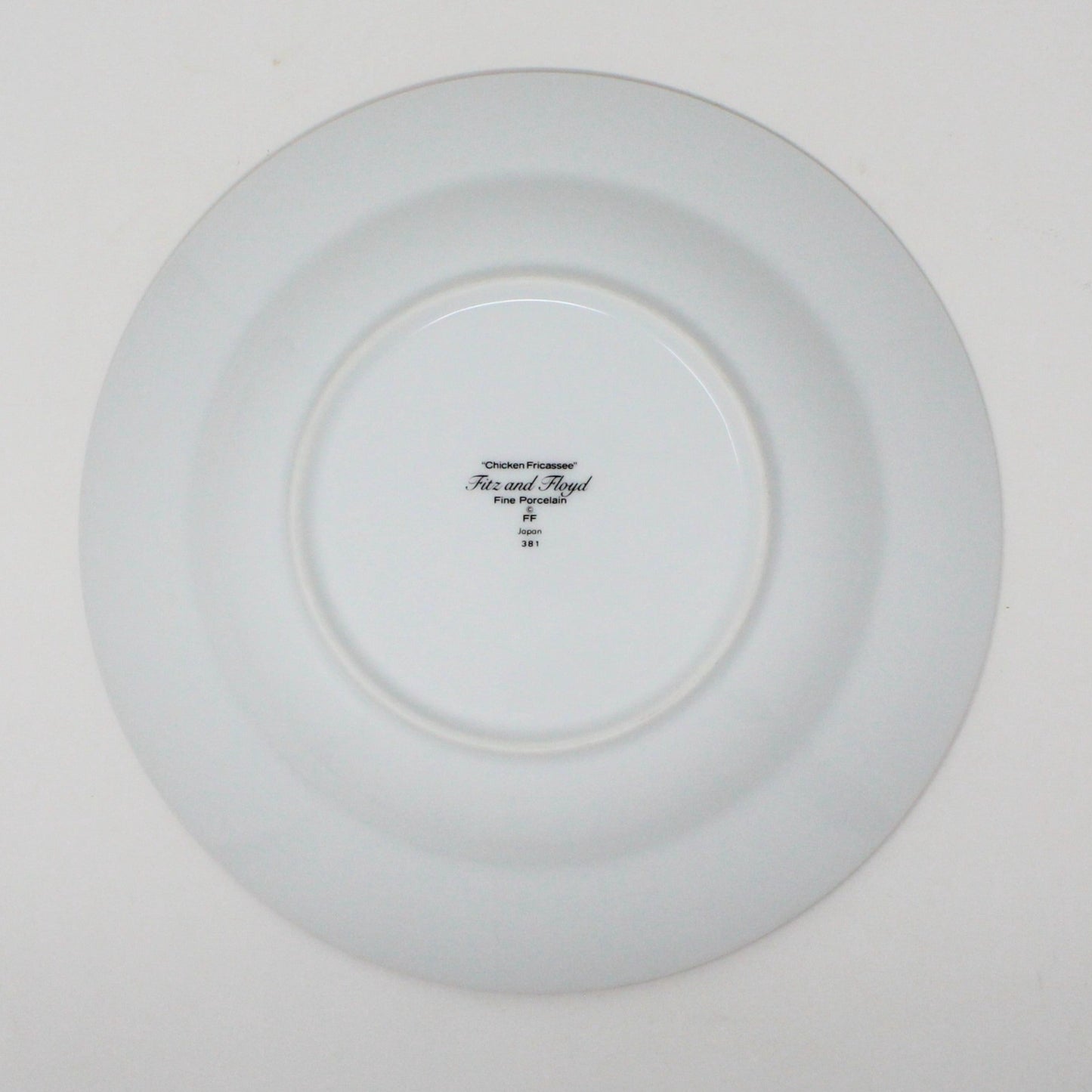 Soup Bowl, Fitz & Floyd, Chicken Fricassee, Vintage