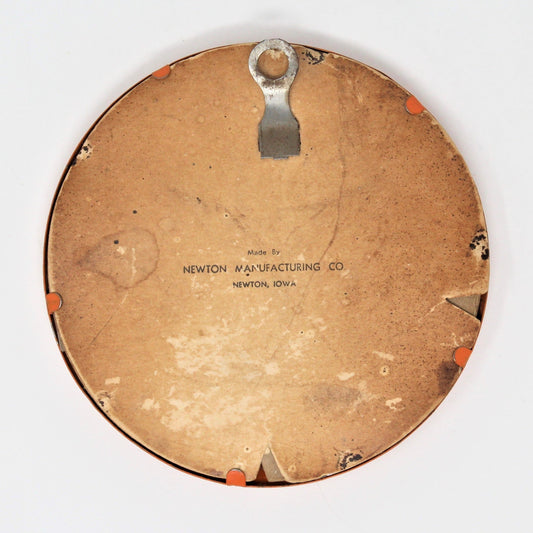 Advertising Thermometer, Reverse Painted Silhouette, Newton Mfg., Antique