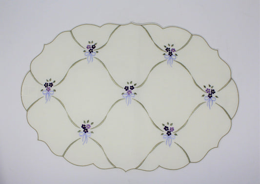 Placemats, Katherine's Collection, Embroidered, Set of 4, Vintage Linens