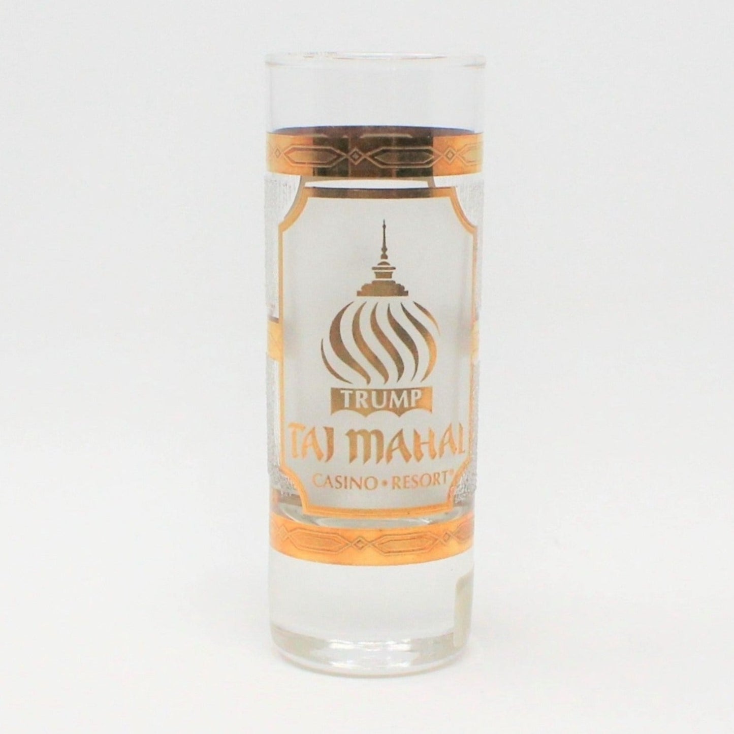 Shot Glass, Culver, Trump Taj Mahal Casino, 22KT Gold, Vintage, SOLD