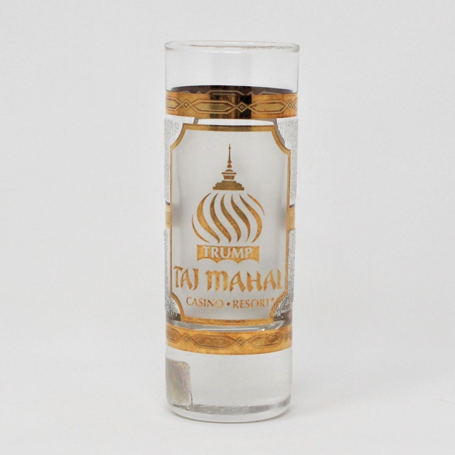 Shot Glass, Culver, Trump Taj Mahal Casino, 22KT Gold, Vintage, SOLD