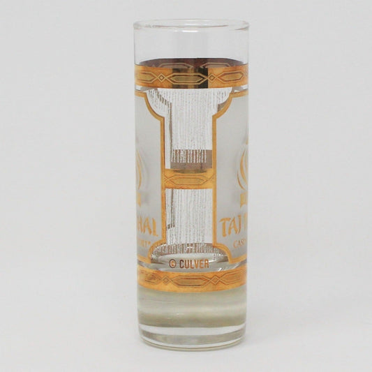 Shot Glass, Culver, Trump Taj Mahal Casino, 22KT Gold, Vintage, SOLD