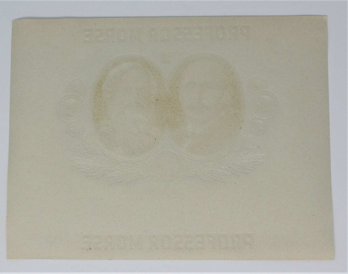 Cigar Box Label, Professor Morse, Original Lithograph, NOS 1920's, Vintage