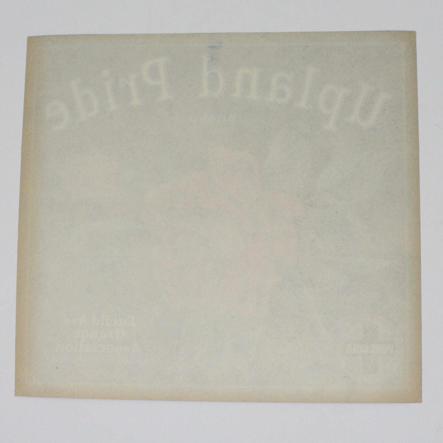 Crate Label, Upland Pride, Red Rose, Orange Assoc., CA, NOS, Vintage, 1940