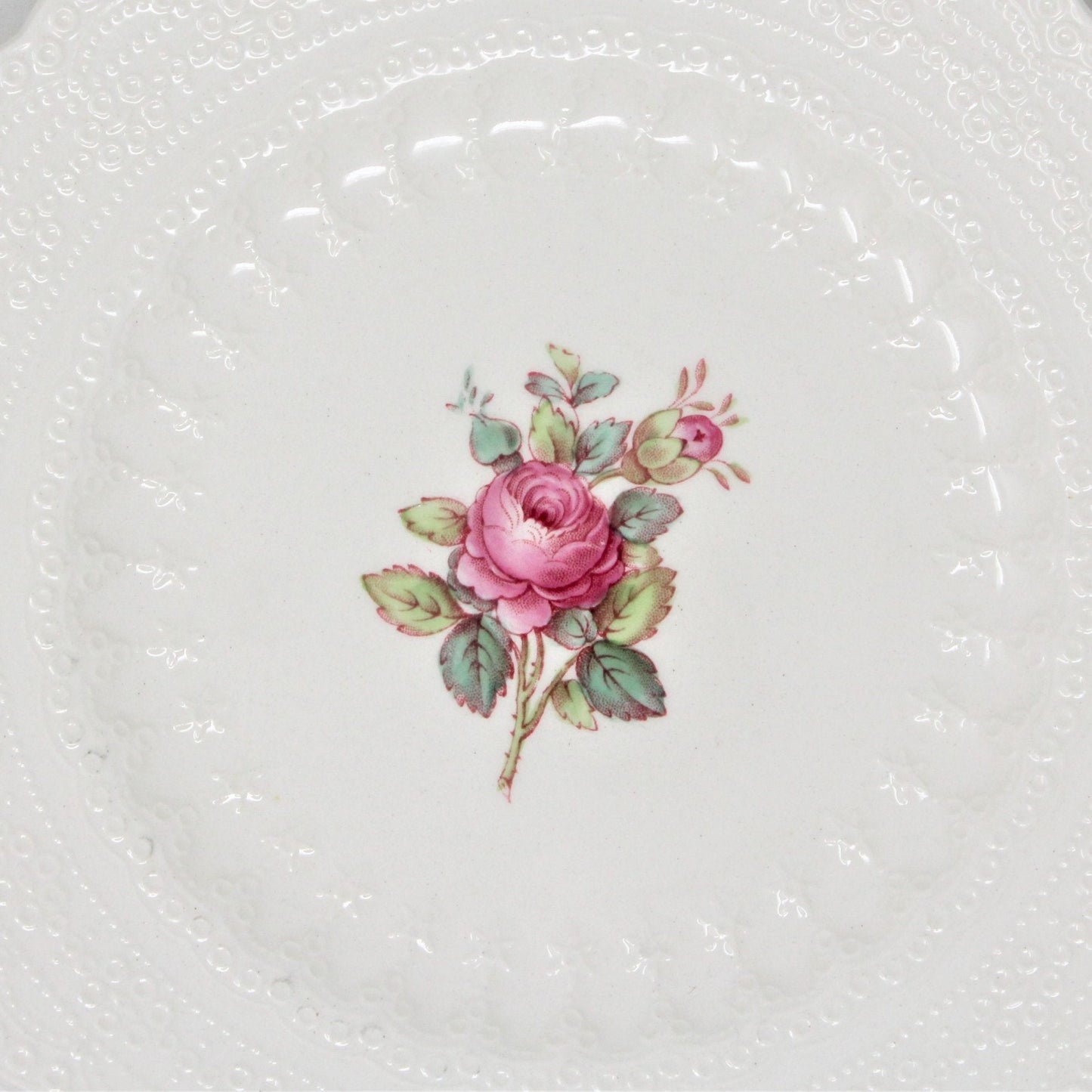Bread & Butter Plates, Spode Copeland, Billingsley Rose, Vintage