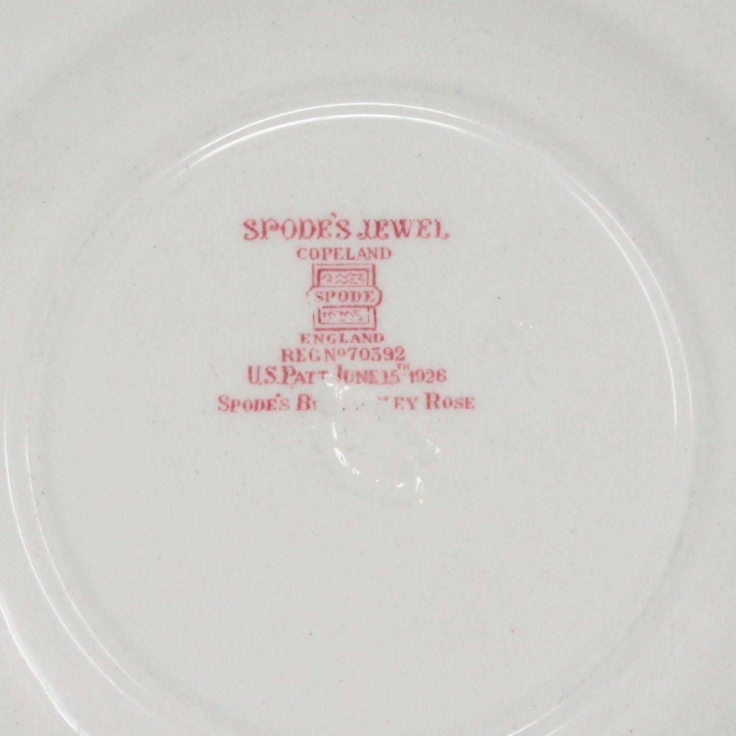 Bread & Butter Plates, Spode Copeland, Billingsley Rose, Vintage