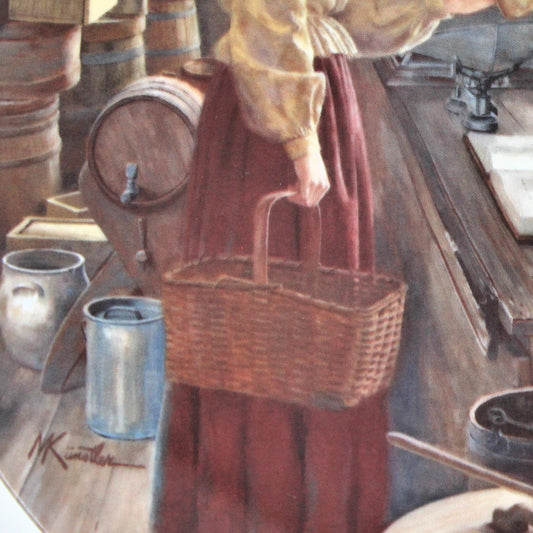 Decorative Plate, Knowles, Lincoln, Beginnings in New Salem, Kunstler, Vintage