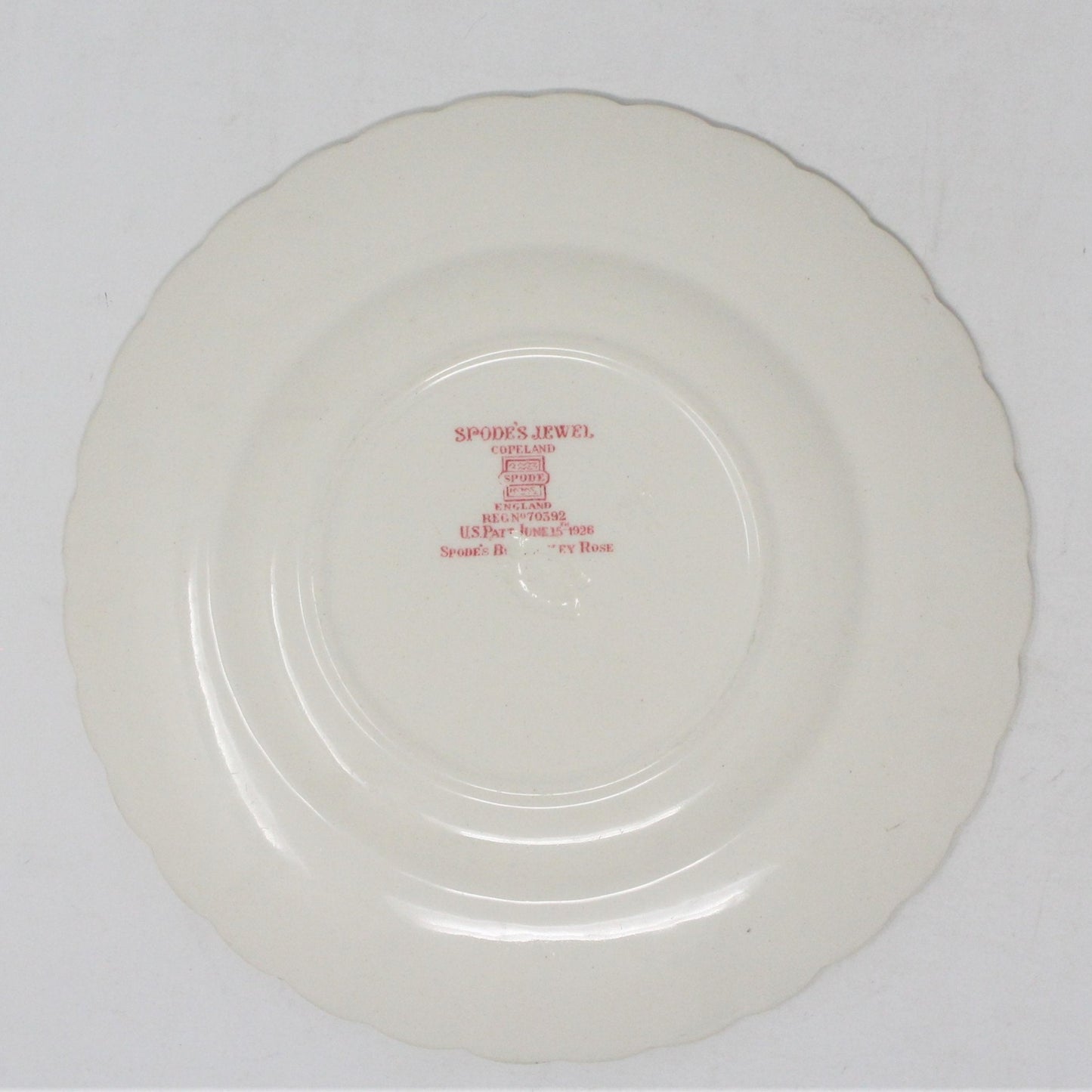 Bread & Butter Plates, Spode Copeland, Billingsley Rose, Vintage