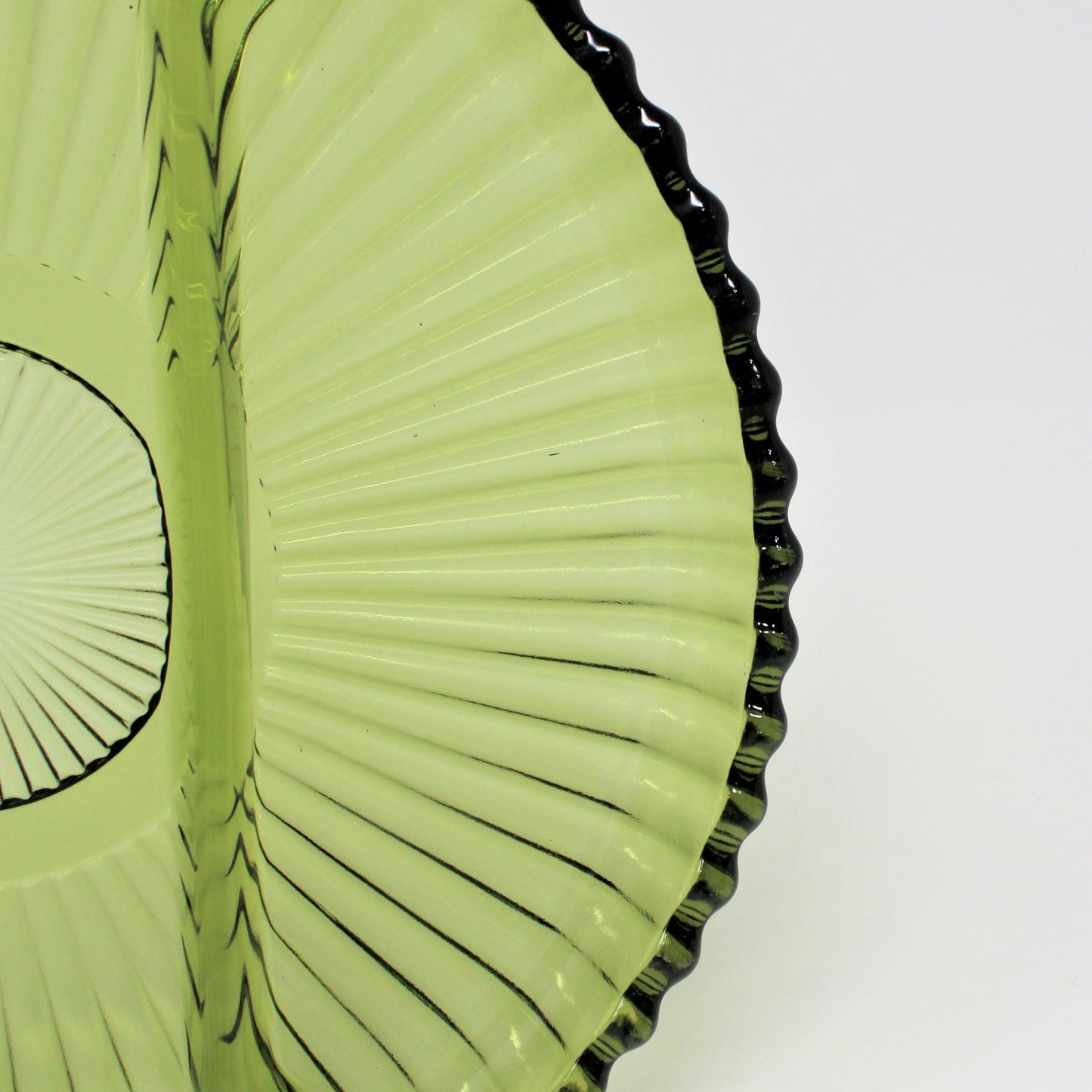 ribbed glass up close