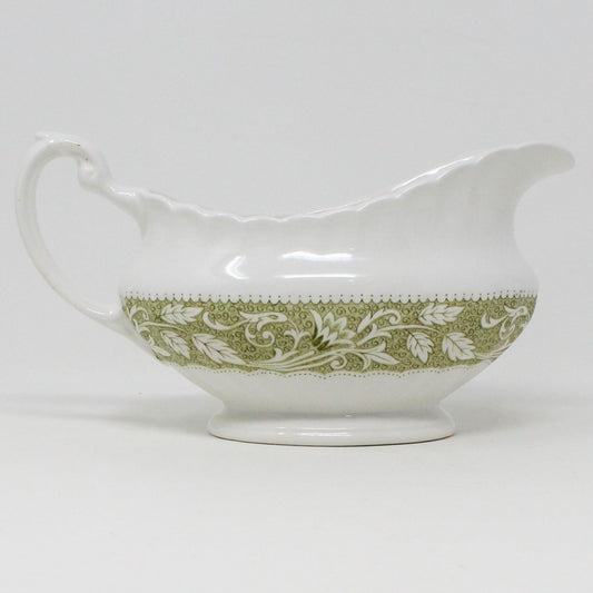 Gravy Boat / Saucière, J&G Meakin, Lucerne Green, Ironstone, Vintage